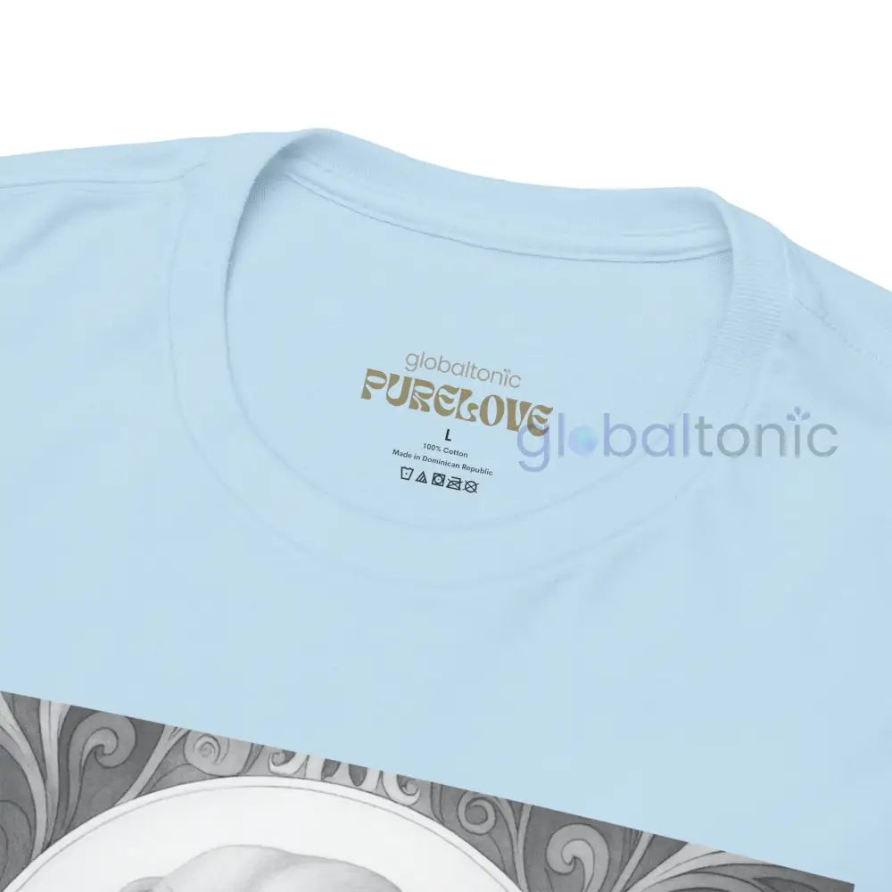 Tan Dachshund Shorthair Vintage Unisex Cotton Tee for Dog Lovers (Black & White) T-Shirt