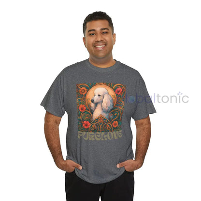 White Poodle Vintage Graphic T-Shirt – Unisex Cotton Tee for Dog Lovers T-Shirt