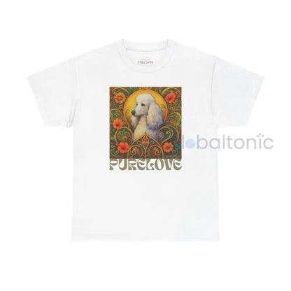 White Poodle Vintage Graphic T-Shirt – Unisex Cotton Tee for Dog Lovers White / S T-Shirt